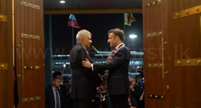 French President in SL